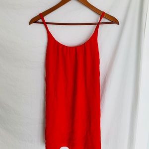 Alice and Olivia Red Mini Dress Silk